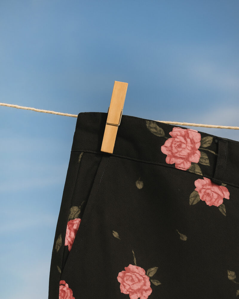 RosaVelin – Reyan Black with Rose Flower Print Co-Ord Set for Women - Image 4