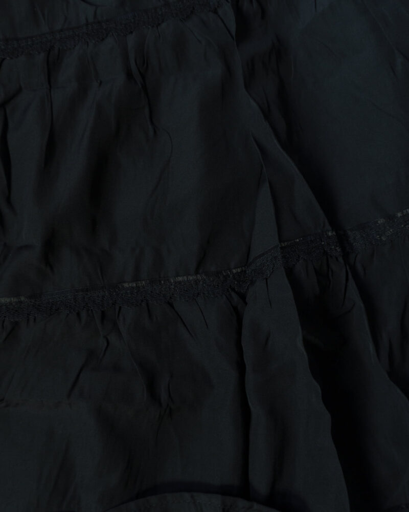 Kanira – Black Layered Skirt for Women - Image 3