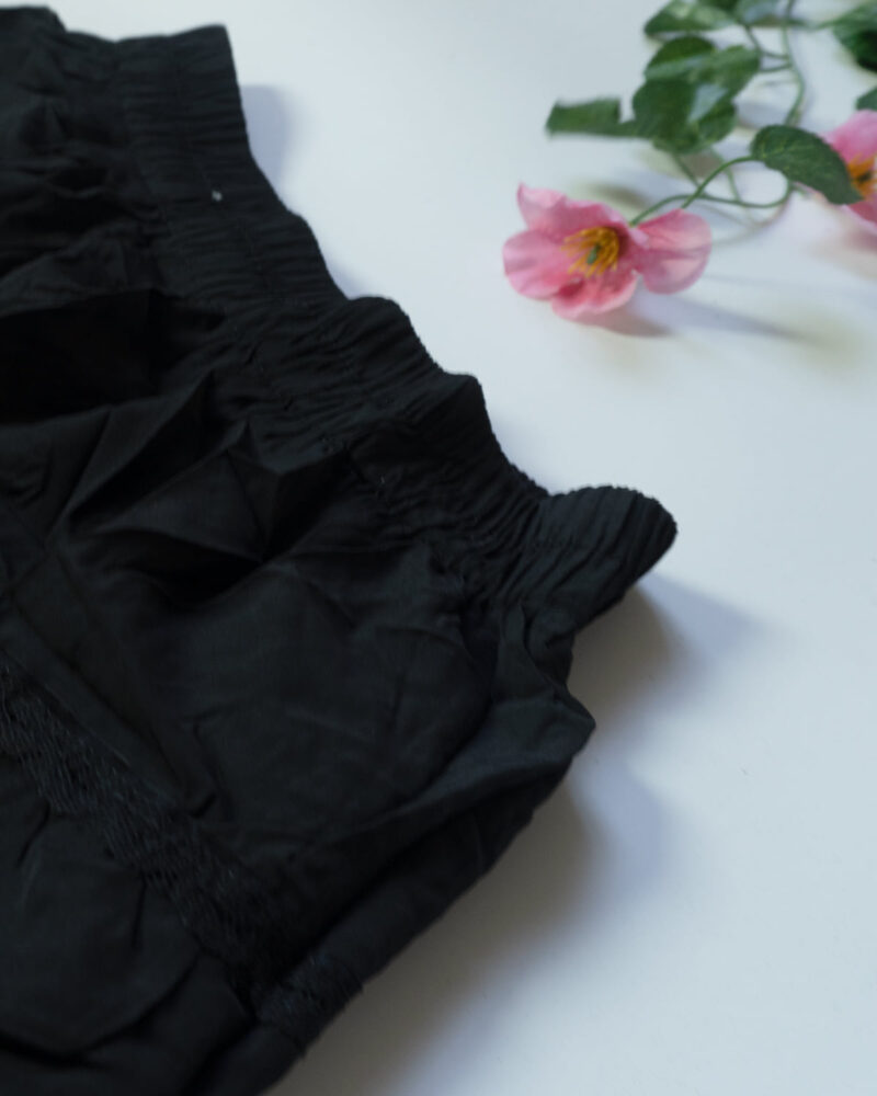 Kanira – Black Layered Skirt for Women - Image 2