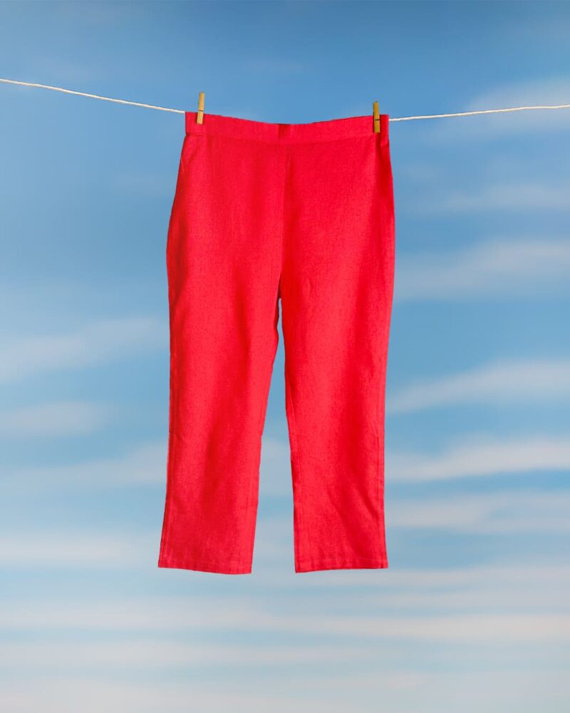 Miru Saffron Recycled Cotton Blazer Set for Women - Image 3