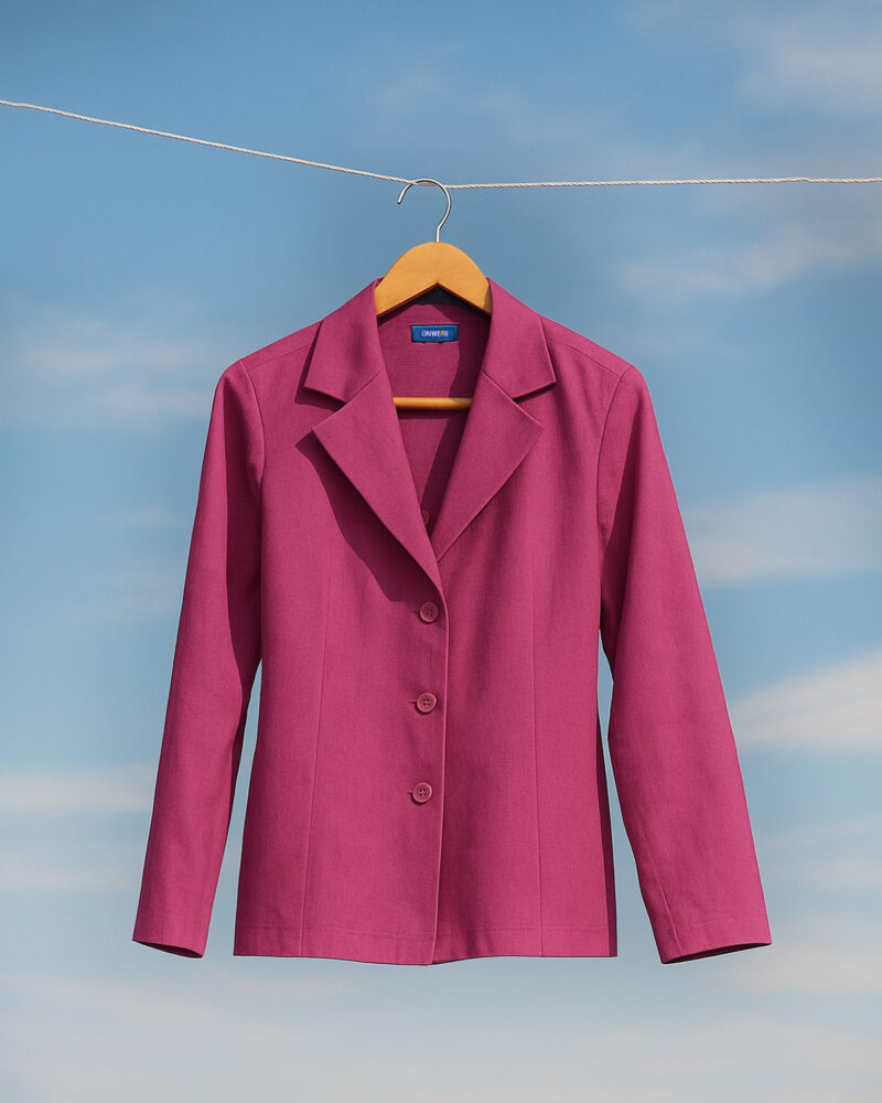 Miru Majenta Recycled Cotton Blazer Set for Women