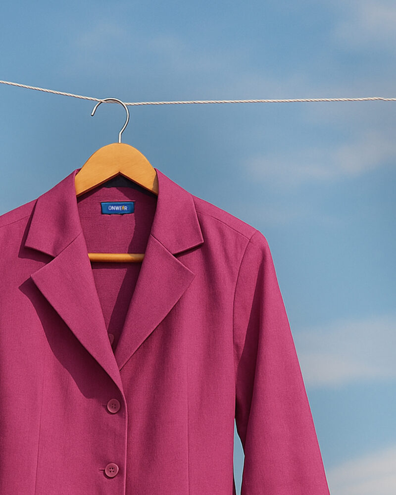 Miru Majenta Recycled Cotton Blazer Set for Women - Image 2