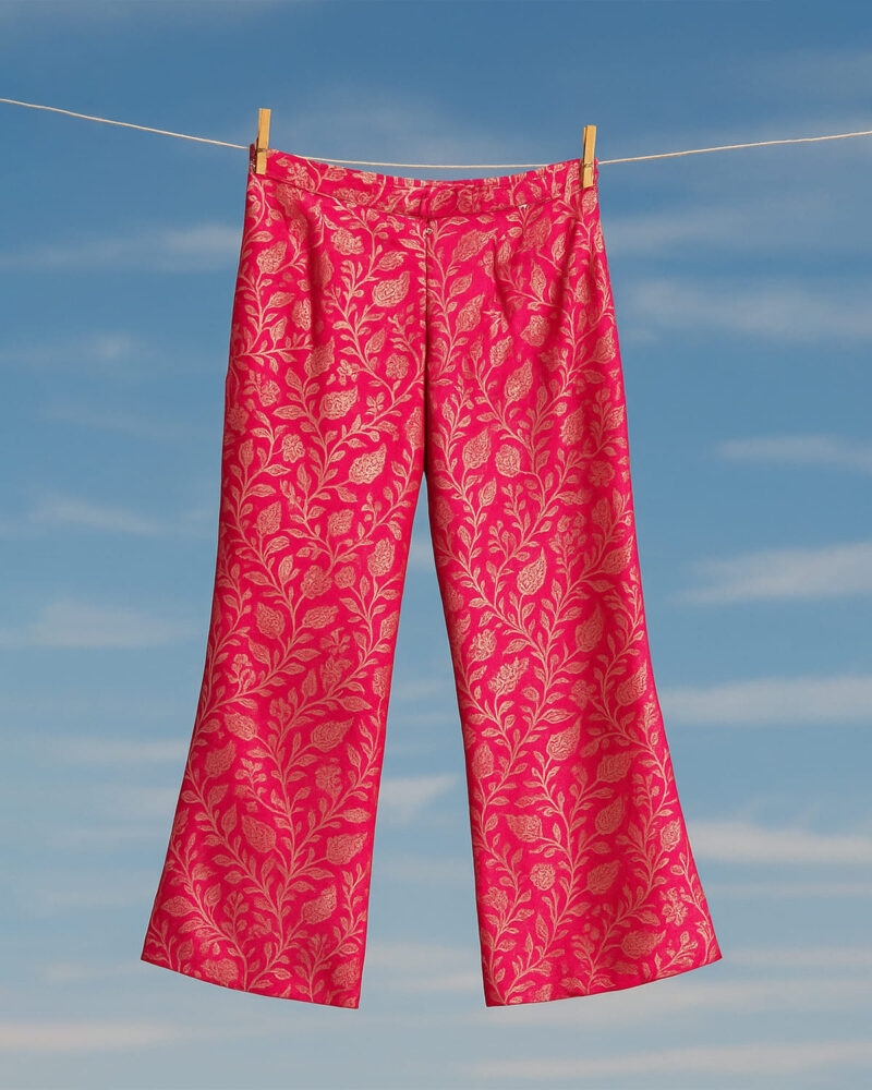ZariRise Banarasi Pink for Women